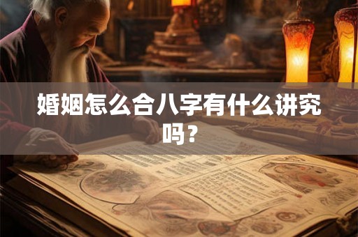婚姻怎么合八字有什么讲究吗? 婚姻怎么合八字有什么讲究吗?
