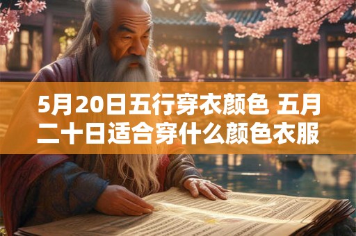 5月20日五行穿衣颜色 五月二十日适合穿什么颜色衣服