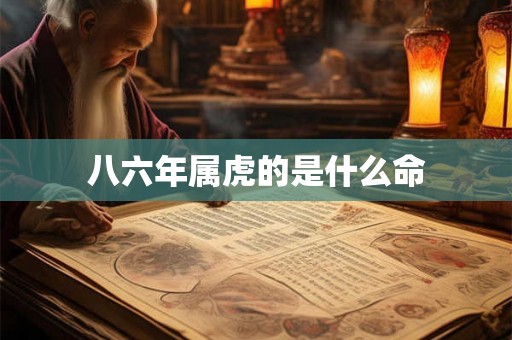 八六年属虎的是什么命 八六年属虎的是什么命