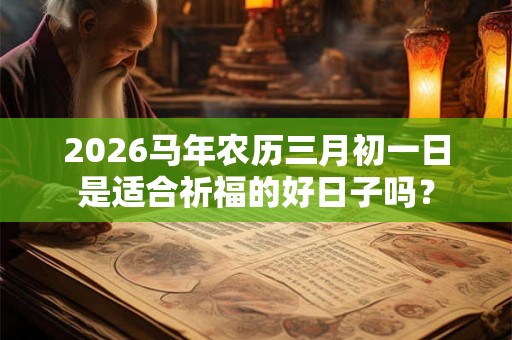 2026马年农历三月初一日是适合祈福的好日子吗? 2026马年农历三月初一日是适合祈福的好日子吗?