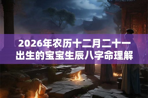 2026年农历十二月二十一出生的宝宝生辰八字命理解析