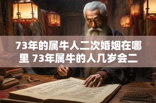 73年的属牛人二次婚姻在哪里 73年属牛的人几岁会二婚