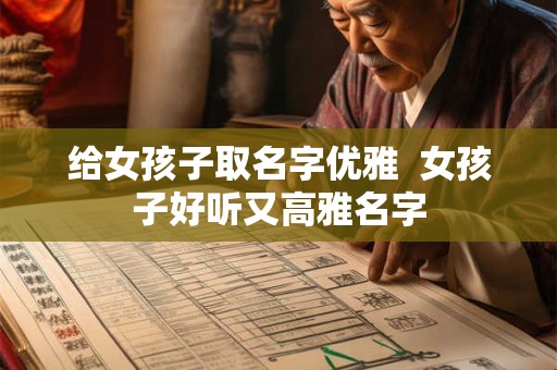 给女孩子取名字优雅  女孩子好听又高雅名字