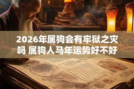 2026年属狗会有牢狱之灾吗 属狗人马年运势好不好