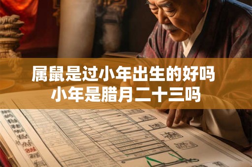属鼠是过小年出生的好吗 小年是腊月二十三吗