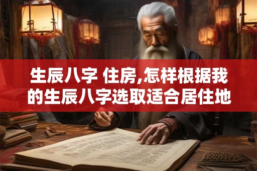 生辰八字 住房,怎样根据我的生辰八字选取适合居住地址