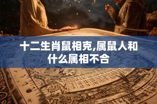 十二生肖鼠相克,属鼠人和什么属相不合 十二生肖鼠相克,属鼠人和什么属相不合