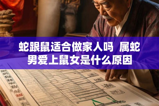 蛇跟鼠适合做家人吗  属蛇男爱上鼠女是什么原因