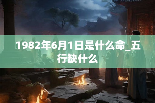 1982年6月1日是什么命_五行缺什么