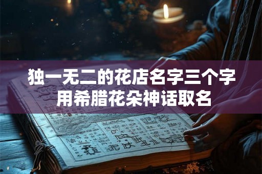 独一无二的花店名字三个字 用希腊花朵神话取名