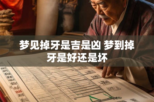 梦见掉牙是吉是凶 梦到掉牙是好还是坏