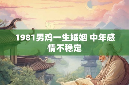 1981男鸡一生婚姻 中年感情不稳定 1981男鸡一生婚姻 中年感情不稳定