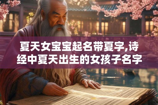 夏天女宝宝起名带夏字,诗经中夏天出生的女孩子名字