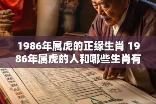 1986年属虎的正缘生肖 1986年属虎的人和哪些生肖有正缘