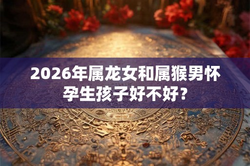 2026年属龙女和属猴男怀孕生孩子好不好？