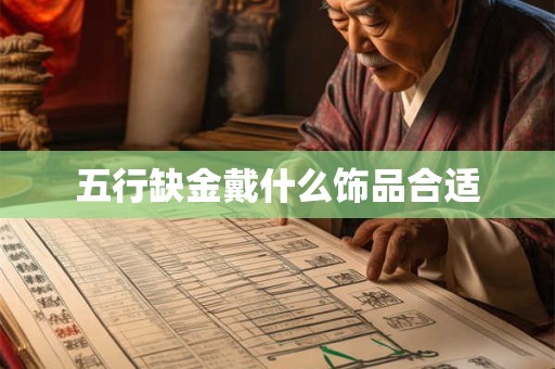 五行缺金戴什么饰品合适 五行缺金戴什么饰品合适