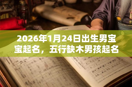 2026年1月24日出生男宝宝起名，五行缺木男孩起名宜用字推荐