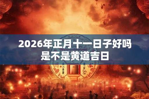 2026年正月十一日子好吗是不是黄道吉日