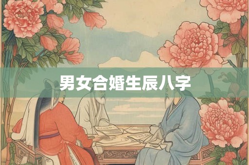 男女合婚生辰八字