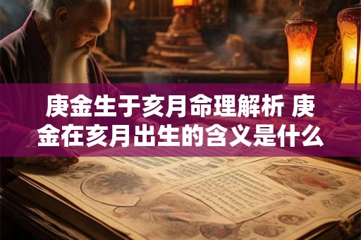 庚金生于亥月命理解析 庚金在亥月出生的含义是什么 庚金生于亥月命理解析 庚金在亥月出生的含义是什么