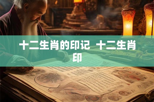 十二生肖的印记 十二生肖印 十二生肖的印记 十二生肖印