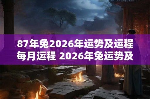 87年兔2026年运势及运程每月运程 2026年兔运势及每月运程如何 87年兔2026年运势及运程每月运程 2026年兔运势及每月运程如何