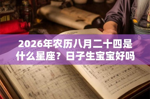2026年农历八月二十四是什么星座?日子生宝宝好吗? 2026年农历八月二十四是什么星座?日子生宝宝好吗?