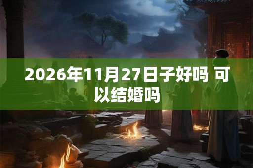 2026年11月27日子好吗 可以结婚吗