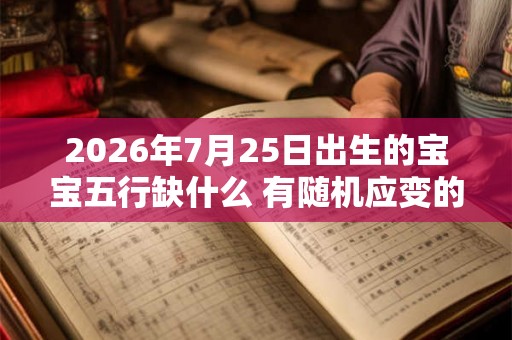 2026年7月25日出生的宝宝五行缺什么 有随机应变的机智