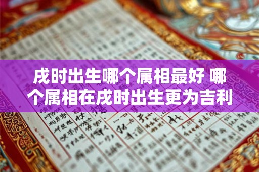 戌时出生哪个属相最好 哪个属相在戌时出生更为吉利