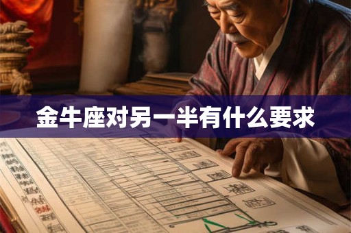 金牛座对另一半有什么要求 金牛座对另一半有什么要求