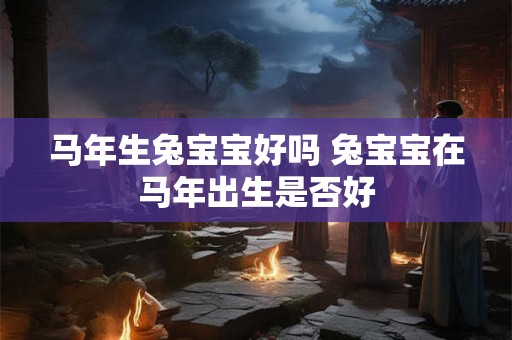 马年生兔宝宝好吗 兔宝宝在马年出生是否好
