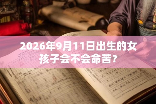 2026年9月11日出生的女孩子会不会命苦？