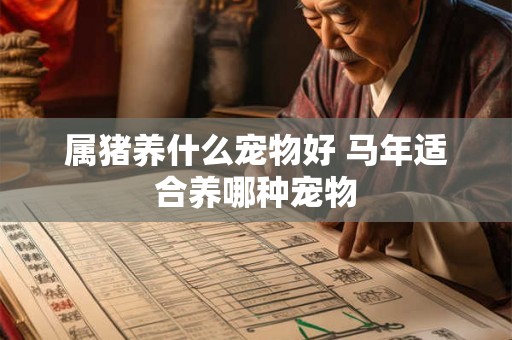 属猪养什么宠物好 马年适合养哪种宠物