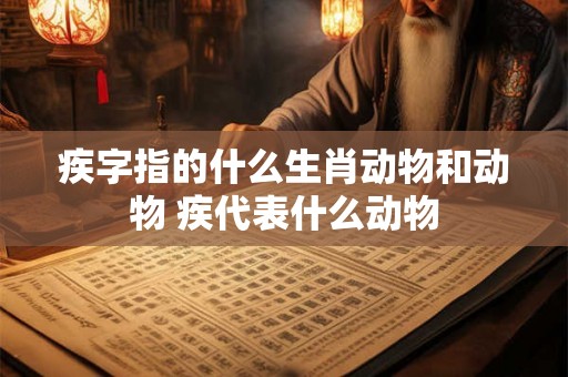 疾字指的什么生肖动物和动物 疾代表什么动物 疾字指的什么生肖动物和动物 疾代表什么动物