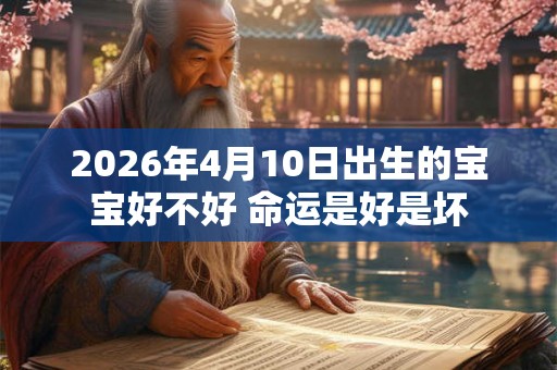 2026年4月10日出生的宝宝好不好 命运是好是坏