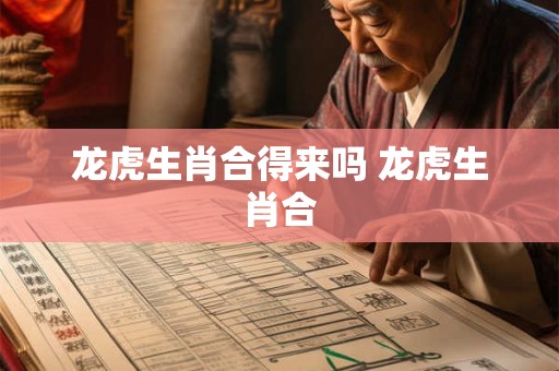 龙虎生肖合得来吗 龙虎生肖合 龙虎生肖合得来吗 龙虎生肖合