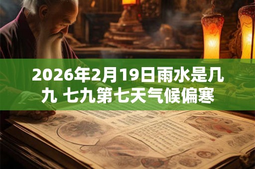 2026年2月19日雨水是几九 七九第七天气候偏寒