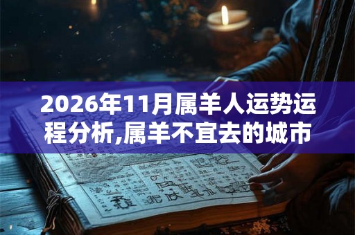 2026年11月属羊人运势运程分析,属羊不宜去的城市 2026年11月属羊人运势运程分析,属羊不宜去的城市