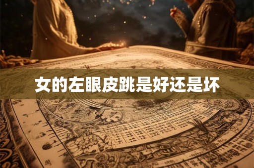 女的左眼皮跳是好还是坏 女的左眼皮跳是好还是坏
