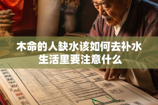 木命的人缺水该如何去补水 生活里要注意什么 木命的人缺水该如何去补水 生活里要注意什么