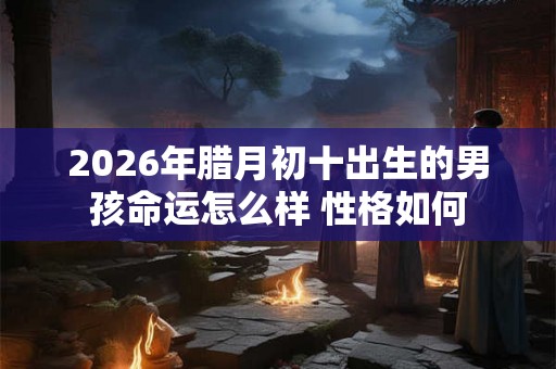 2026年腊月初十出生的男孩命运怎么样 性格如何