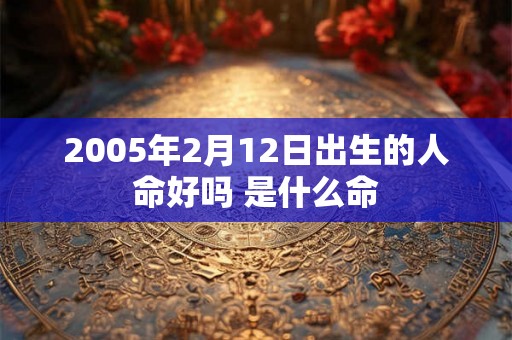 2005年2月12日出生的人命好吗 是什么命