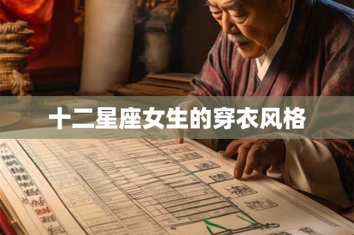 十二星座女生的穿衣风格