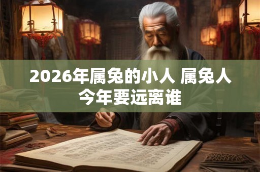 2026年属兔的小人 属兔人今年要远离谁