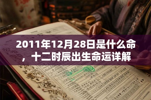 2011年12月28日是什么命,十二时辰出生命运详解 2011年12月28日是什么命,十二时辰出生命运详解