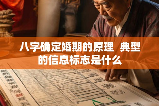 八字确定婚期的原理 典型的信息标志是什么 八字确定婚期的原理 典型的信息标志是什么