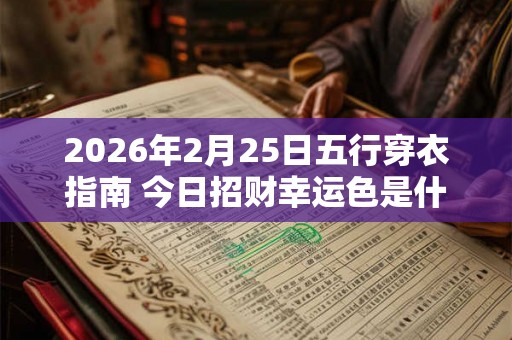 2026年2月25日五行穿衣指南 今日招财幸运色是什么