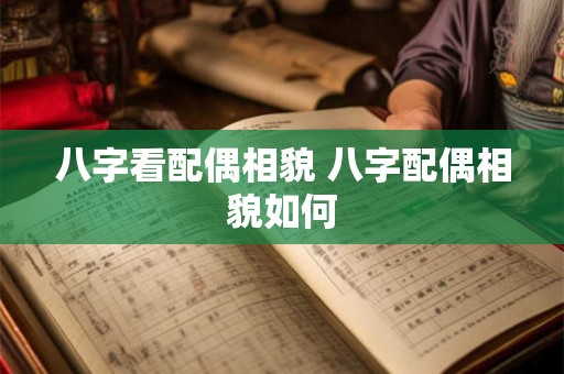 八字看配偶相貌 八字配偶相貌如何