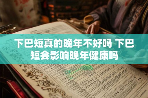 下巴短真的晚年不好吗 下巴短会影响晚年健康吗 下巴短真的晚年不好吗 下巴短会影响晚年健康吗